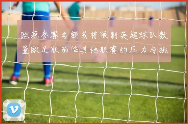 欧冠参赛名额或将限制英超球队数量欧足联面临其他联赛的压力与挑战